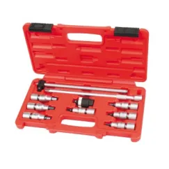 UNIVERSAL JOINT SOCKET SET (3/8” SQ. DR.) SAE HEX 1/8\"-3/8\" 10 PC.